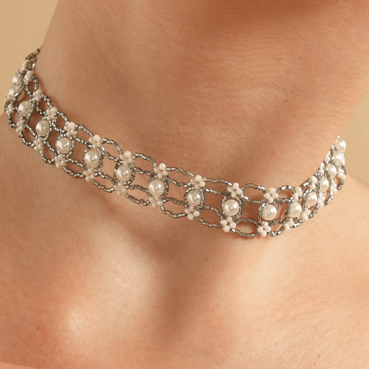 Pure Silver Choker - South India Jewels